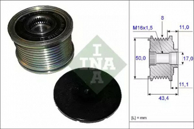 WILMINK GROUP wg1253684 -  Механизм свободного хода генератора